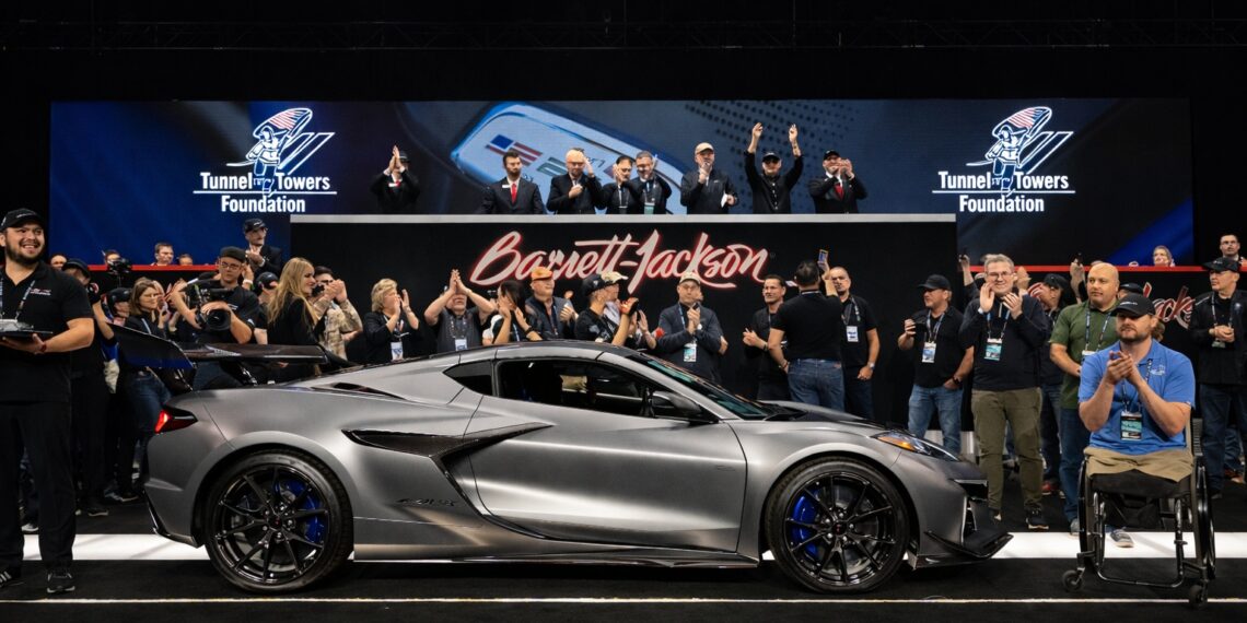 Tunnel to Towers Corvette ZR1X at Barrett-Jackson charity auction after $2.6 million sale