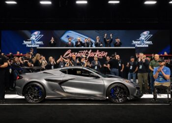 Tunnel to Towers Corvette ZR1X at Barrett-Jackson charity auction after $2.6 million sale