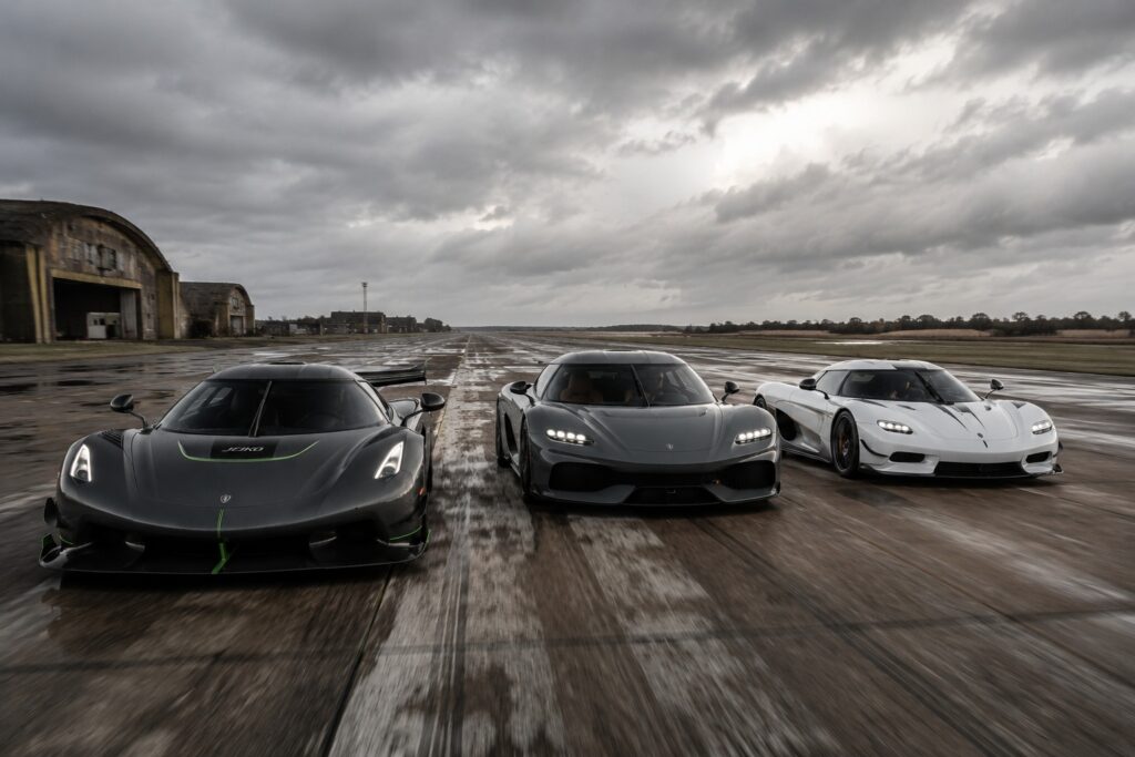 koenigsegg runway editorial