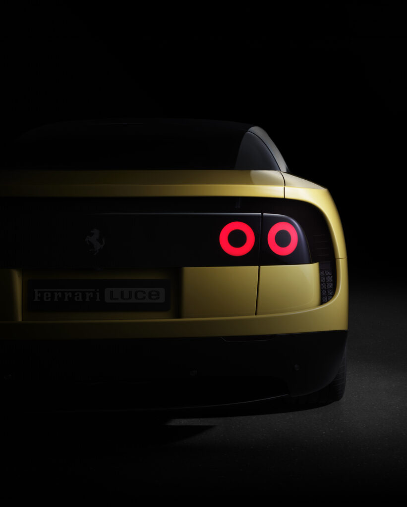 ferrari luce ev rear light signature