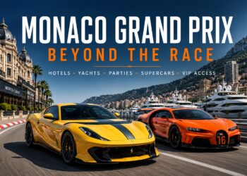 Ferrari 812 Competizione and Bugatti Chiron during Monaco Grand Prix weekend in Monte Carlo