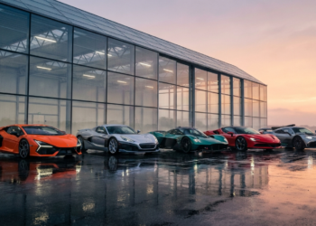 Lineup of new hybrid hypercars awaiting customer delivery in 2026