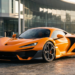 McLaren W1 hypercar in papaya orange outside the McLaren Technology Centre as first customer deliveries begin in summer 2026