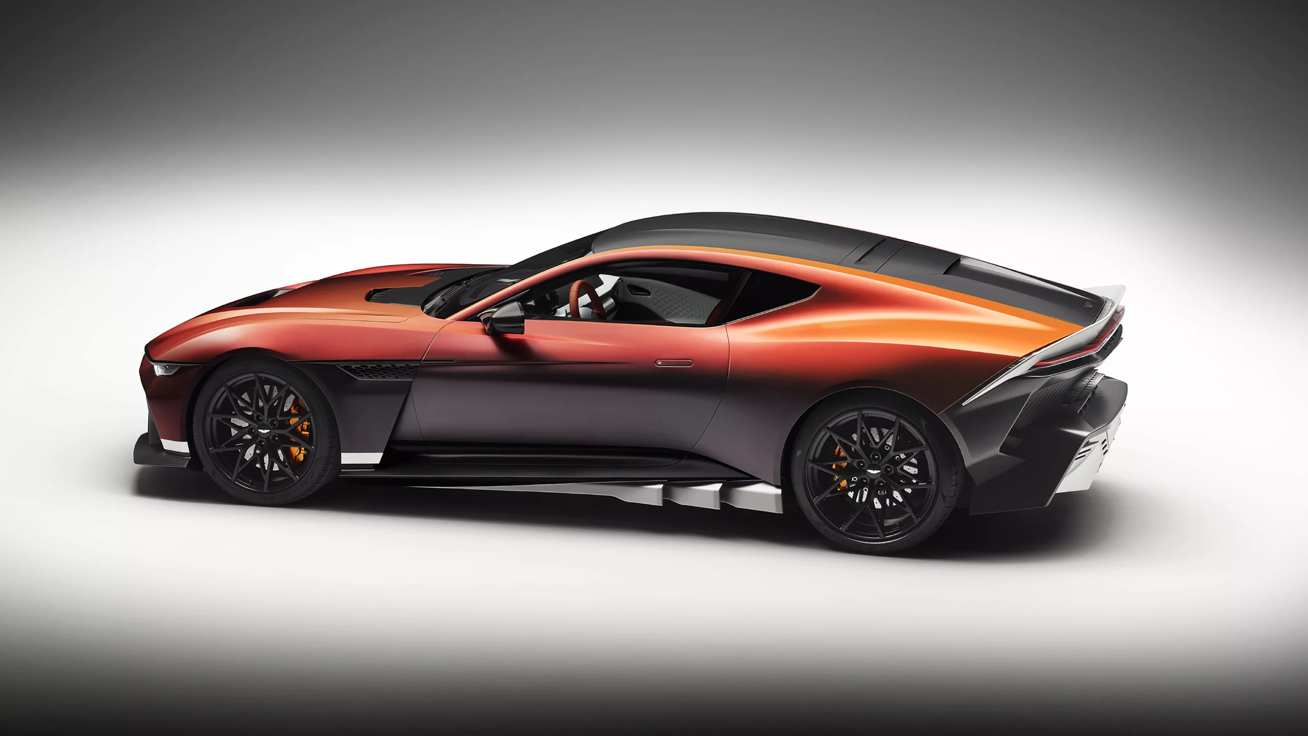 Aston Martin Valen side profile showing the sawtooth vortex generators along the sills