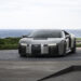 Audi Nuvolari supercar in Titanium paint, outdoor three-quarter front view