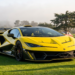 Lamborghini Fenomeno coupe in Giallo Crius at Monterey Car Week (editorial illustration)