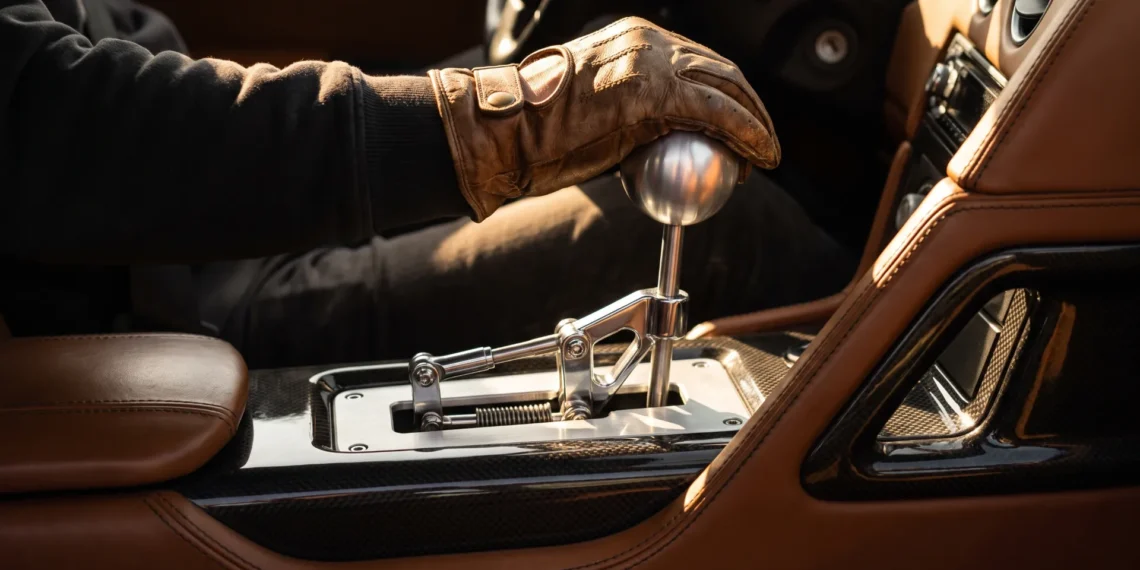 Gated shifter in one of the manual supercars 2026 buyers can still order new