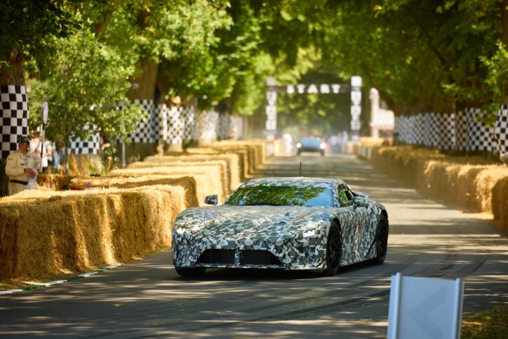 Camouflaged Lexus LFA Concept on the Goodwood Festival of Speed hill climb